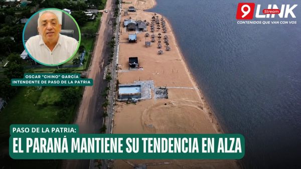 PASO DE LA PATRIA: EL PARANÁ MANTIENE SU TENDENCIA EN ALZA