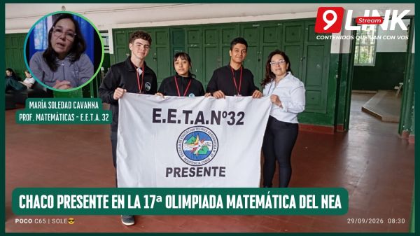 CHACO PRESENTE EN LA 17ª OLIMPIADA MATEMÁTICA DEL NEA