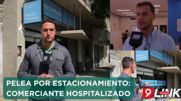 PELEA POR ESTACIONAMIENTO: COMERCIANTE HOSPITALIZADO